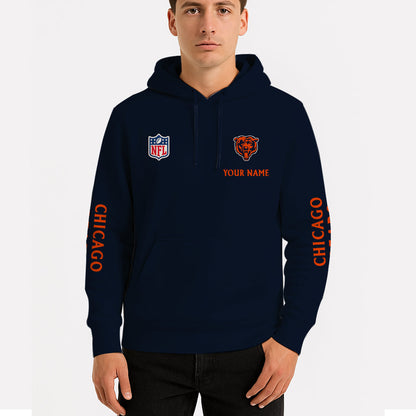 LIMITED EDITION - NEW CUSTOMIZED NFL26 CCB CHICAGO BEARS UNISEX HOODIE