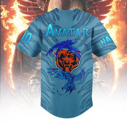 LIMITED EDITION - NEW CUSTOMIZED NFL26 CCB CHICAGO BEARS BASEBALL JERSEY