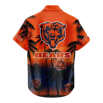 LIMITED EDITION - NEW CUSTOMIZED NFL26 CCB CHICAGO BEARS UNISEX HAWAIIAN SHIRT & SHORTS SET