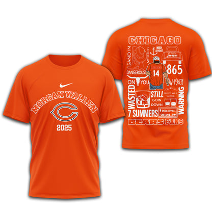 LIMITED EDITION - NEW CUSTOMIZED NFL26 CCB CHICAGO BEARS T-SHIRT | MULTIPLE COLORS AVAILABLE