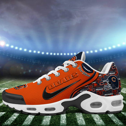 LIMITED EDITION - NEW CUSTOMIZED NFL26 CCB CHICAGO BEARS UNISEX AIR MAX PLUS SNEAKERS