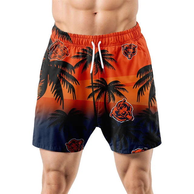 LIMITED EDITION - NEW CUSTOMIZED NFL26 CCB CHICAGO BEARS UNISEX HAWAIIAN SHIRT & SHORTS SET