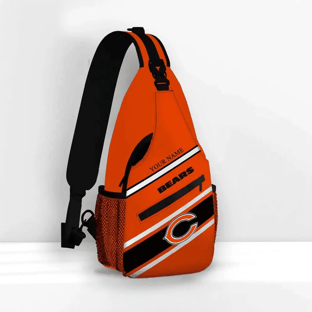 LIMITED EDITION - NEW CUSTOMIZED NFL26 CCB CHICAGO BEARS SLING BAG