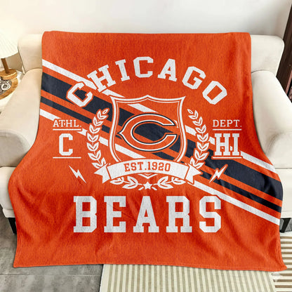 LIMITED EDITION - NEW CUSTOMIZED NFL26 CCB CHICAGO BEARS NORMAL & FLEECE BLANKET