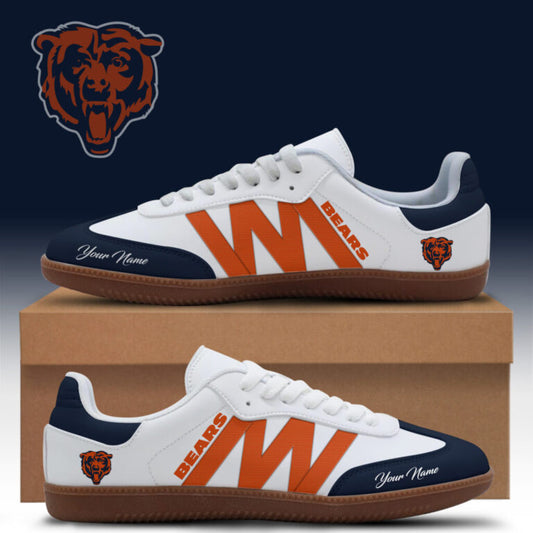 LIMITED EDITION - NEW CUSTOMIZED NFL26 CCB CHICAGO BEARS CLASSIC SNEAKERS
