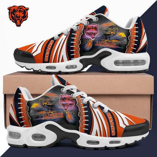 LIMITED EDITION - NEW CUSTOMIZED NFL26 CCB CHICAGO BEARS UNISEX AIR MAX PLUS SNEAKERS
