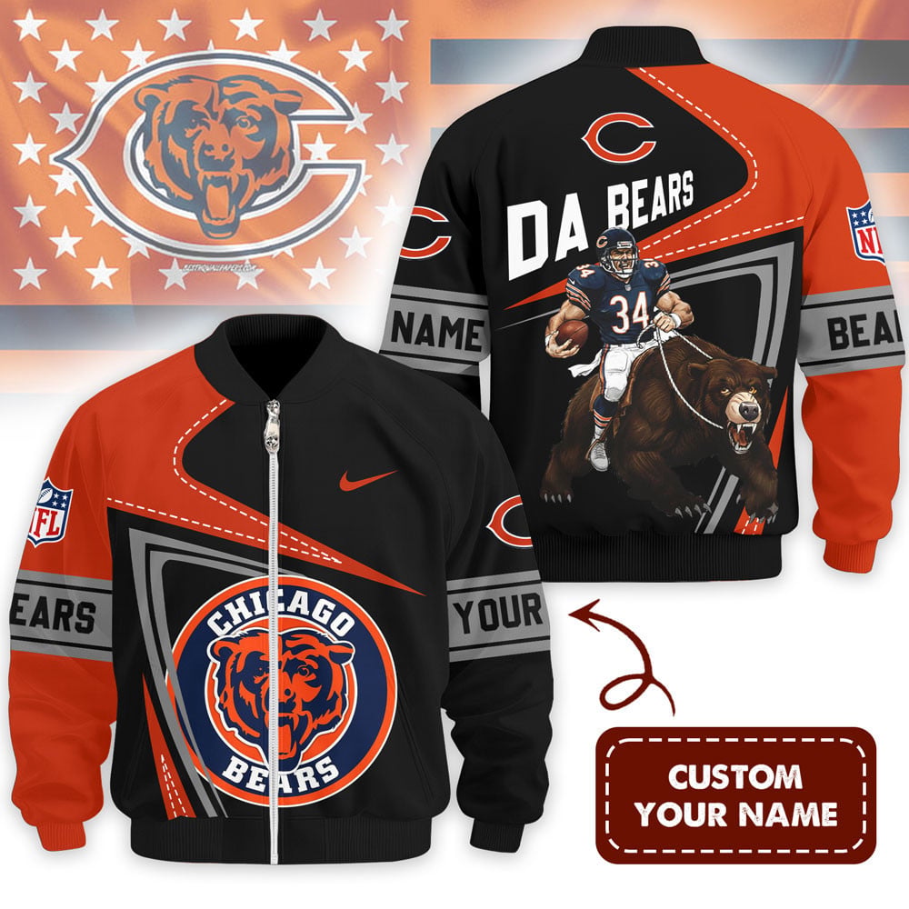 LIMITED EDITION - NEW CUSTOMIZED NFL26 CCB CHICAGO BEARS UNISEX T-SHIRT, POLO, HOODIE & JACKETS