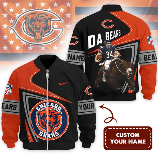 LIMITED EDITION - NEW CUSTOMIZED NFL26 CCB CHICAGO BEARS UNISEX T-SHIRT, POLO, HOODIE & JACKETS