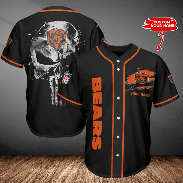 LIMITED EDITION - NEW CUSTOMIZED NFL26 CCB CHICAGO BEARS BASEBALL JERSEY