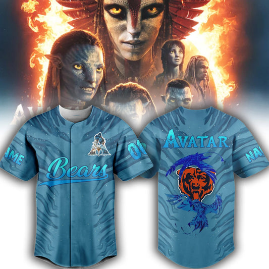 LIMITED EDITION - NEW CUSTOMIZED NFL26 CCB CHICAGO BEARS BASEBALL JERSEY