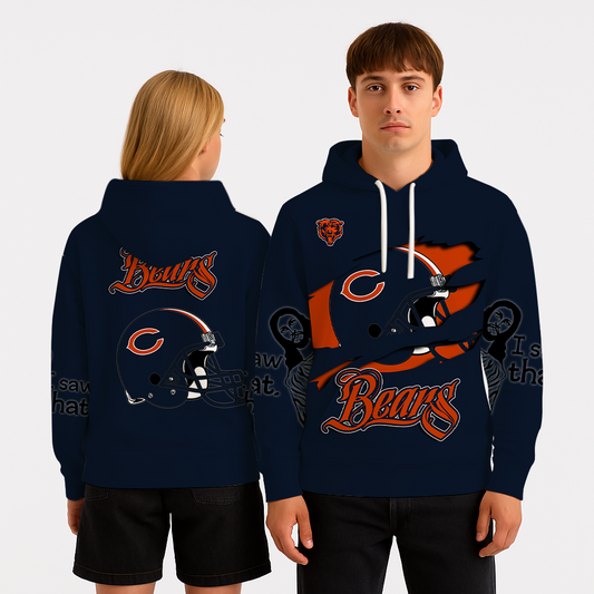 LIMITED EDITION - NEW CUSTOMIZED NFL26 CCB CHICAGO BEARS UNISEX T-SHIRT, POLO, HOODIE & JACKETS