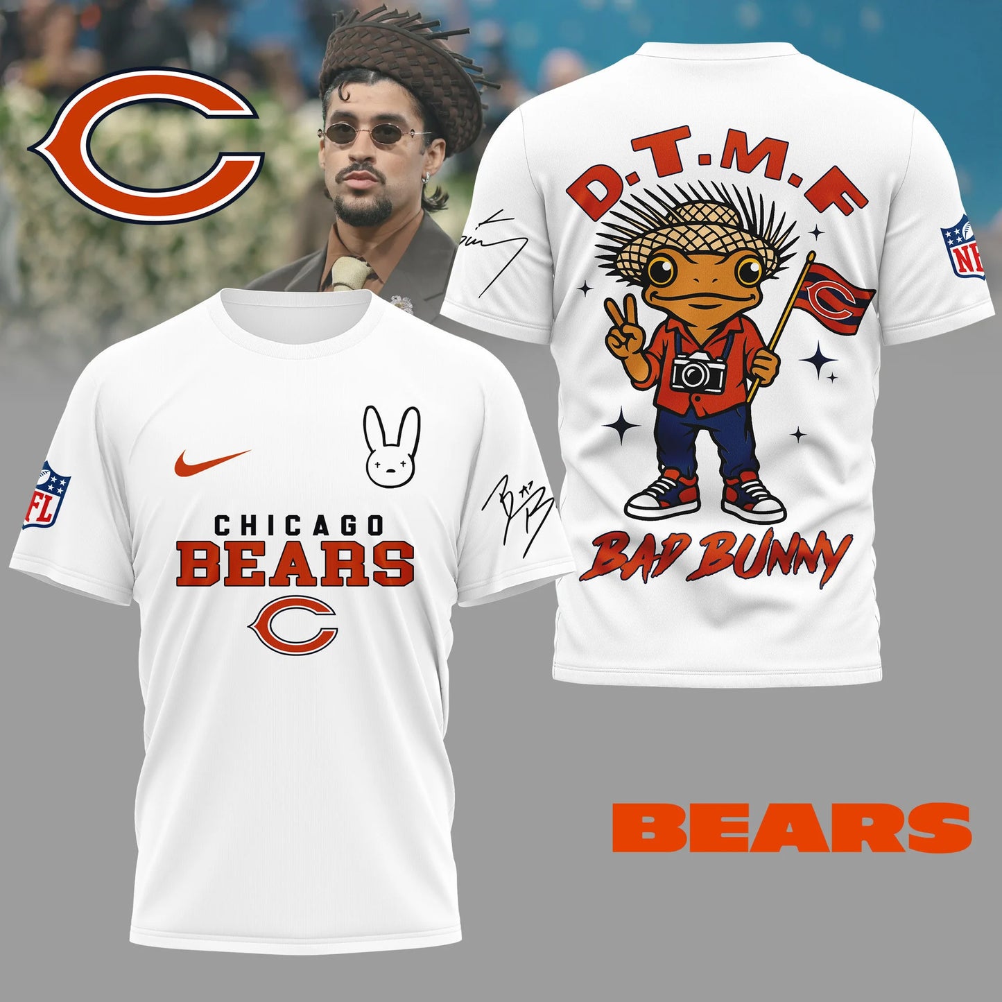 LIMITED EDITION - NEW CUSTOMIZED NFL26 CCB CHICAGO BEARS T-SHIRT, HOODIE, ZIP HOODIE