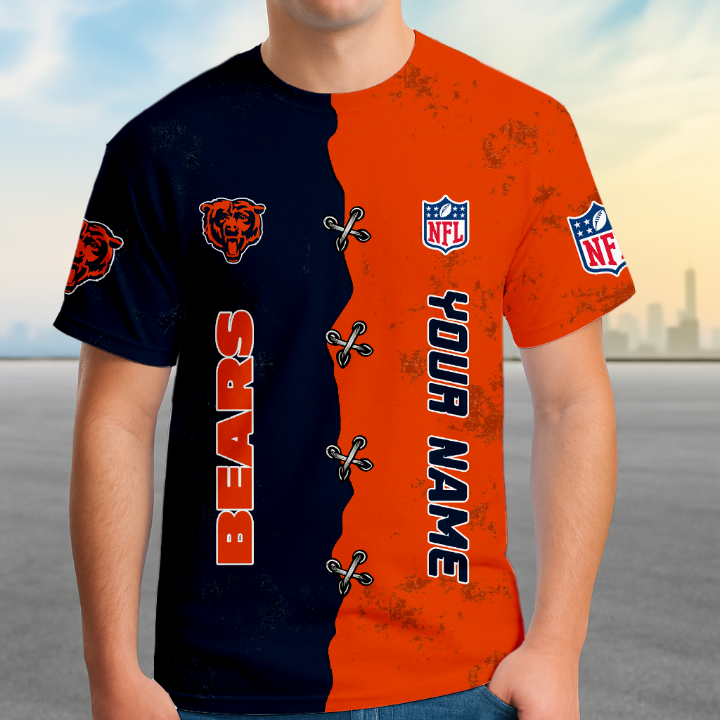 LIMITED EDITION - NEW CUSTOMIZED NFL26 CCB CHICAGO BEARS UNISEX T-SHIRT, POLO, HOODIE & JACKETS