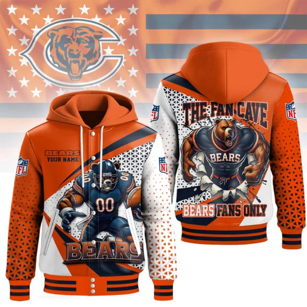 LIMITED EDITION - NEW CUSTOMIZED NFL26 CCB CHICAGO BEARS UNISEX T-SHIRT, POLO, HOODIE & JACKETS