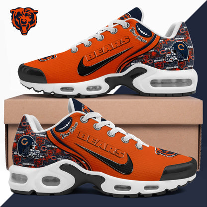 LIMITED EDITION - NEW CUSTOMIZED NFL26 CCB CHICAGO BEARS UNISEX AIR MAX PLUS SNEAKERS