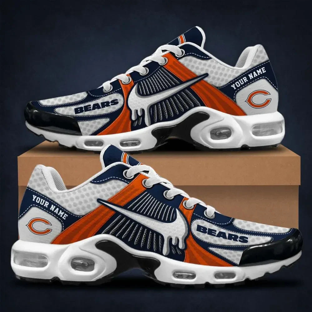 LIMITED EDITION - NEW CUSTOMIZED NFL26 CCB CHICAGO BEARS UNISEX AIR MAX PLUS SNEAKERS