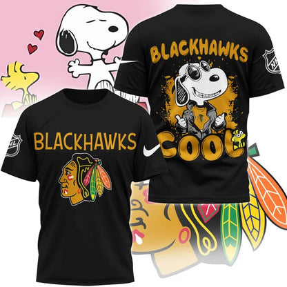 LIMITED EDITION - NEW CUSTOMIZED NHL08 CBH CHICAGO BLACKHAWKS X SNOOPY T-SHIRT, SWEATSHIRT, HOODIE & ZIP HOODIE