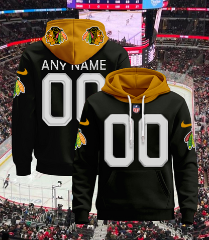 LIMITED EDITION - NEW CUSTOMIZED NHL08 CBH CHICAGO BLACKHAWKS UNISEX T-SHIRT, POLO, HOODIE & JACKETS
