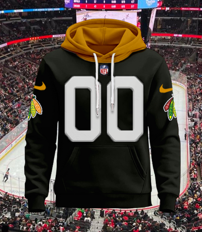 LIMITED EDITION - NEW CUSTOMIZED NHL08 CBH CHICAGO BLACKHAWKS UNISEX T-SHIRT, POLO, HOODIE & JACKETS