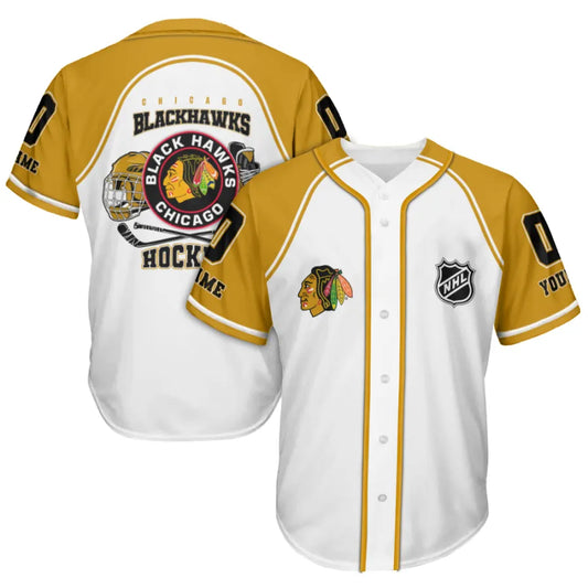 LIMITED EDITION - NEW CUSTOMIZED NHL08 CBH CHICAGO BLACKHAWKS BASEBALL JERSEY