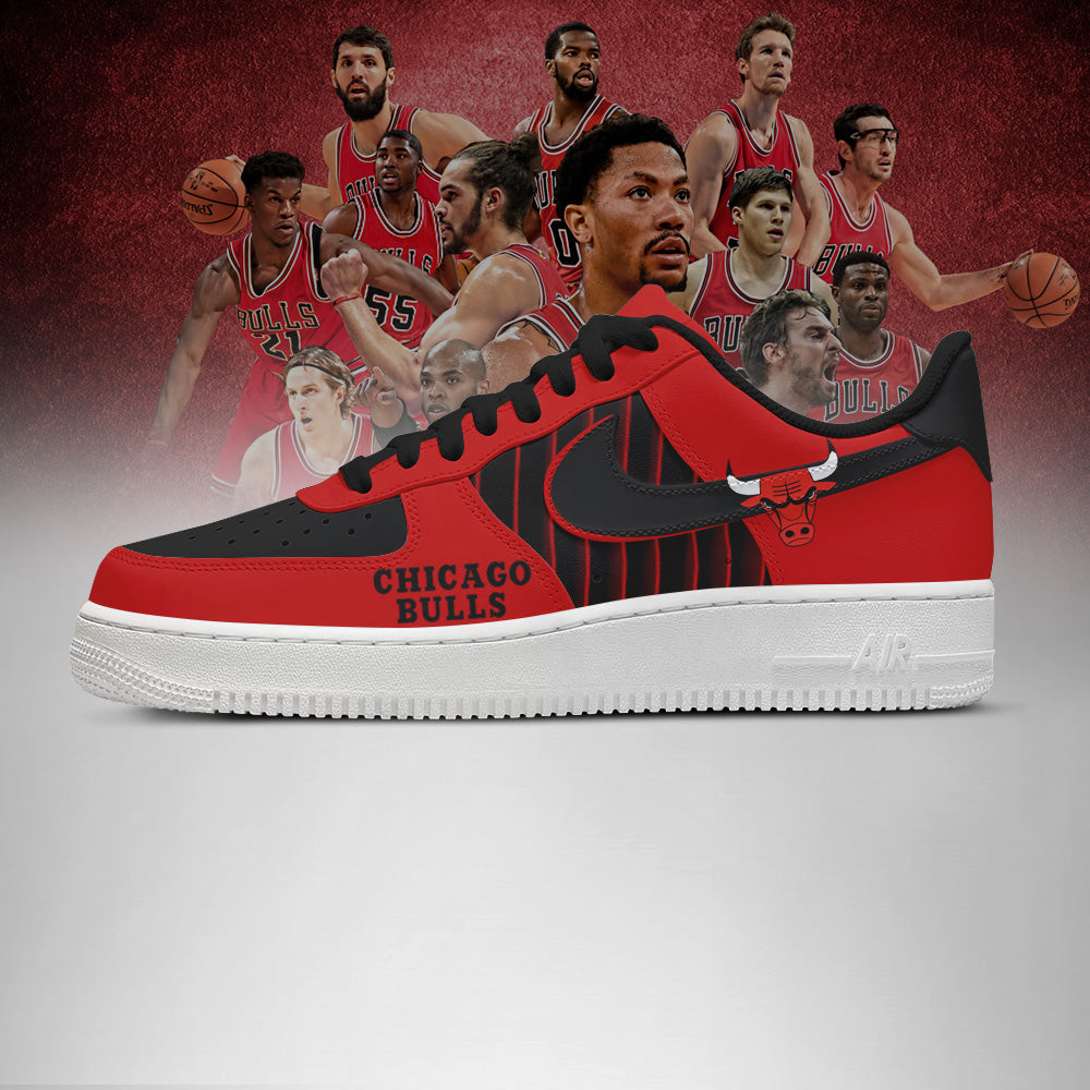[HOT DEAL] NEW CUSTOMIZED NBA19 CBU CHICAGO BULLS AF1 SHOES