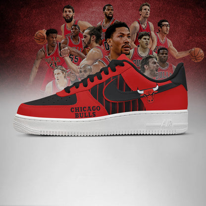 [HOT DEAL] NEW CUSTOMIZED NBA19 CBU CHICAGO BULLS AF1 SHOES
