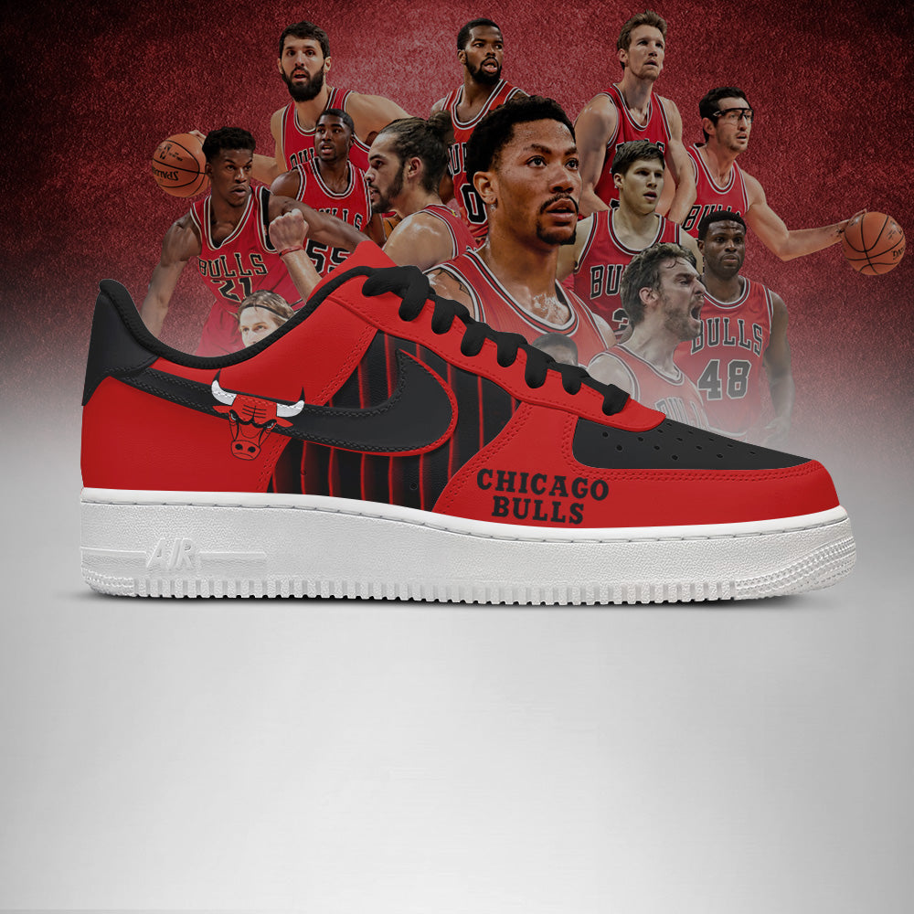 [HOT DEAL] NEW CUSTOMIZED NBA19 CBU CHICAGO BULLS AF1 SHOES