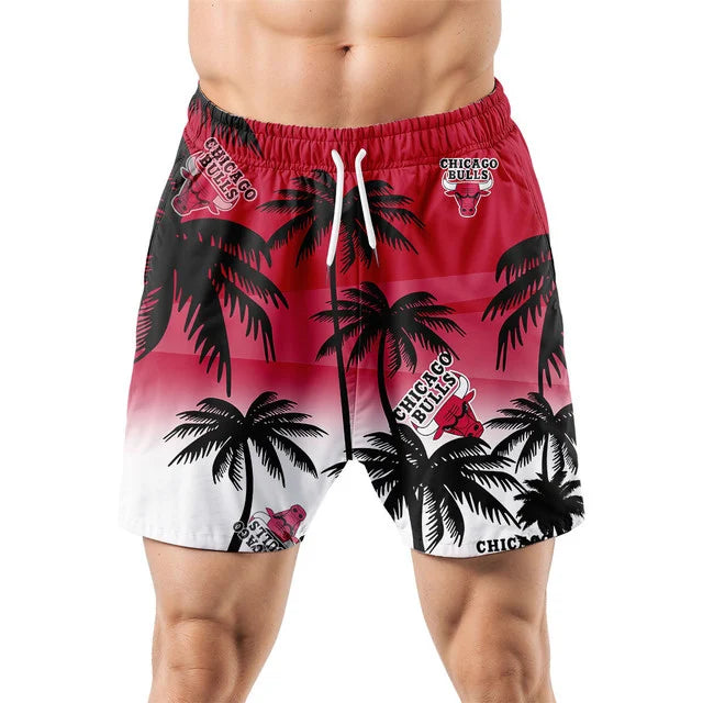 LIMITED EDITION - NEW CUSTOMIZED NBA19 CBU CHICAGO BULLS UNISEX HAWAIIAN SHIRT & SHORTS SET