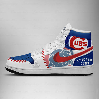 LIMITED EDITION - NEW CUSTOMIZED MLB04 CCS CHICAGO CUBS AIR JORDAN SNEAKERS