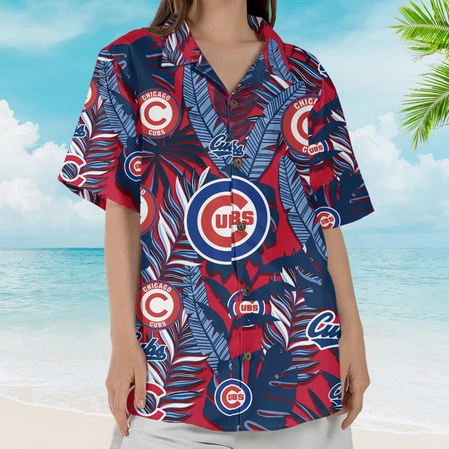 LIMITED EDITION - NEW CUSTOMIZED MLB04 CCS CHICAGO CUBS UNISEX HAWAIIAN SHIRT