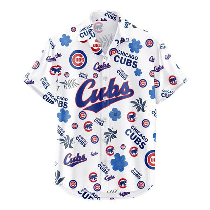 LIMITED EDITION - NEW CUSTOMIZED MLB04 CCS CHICAGO CUBS UNISEX HAWAIIAN SHIRT & SHORTS SET