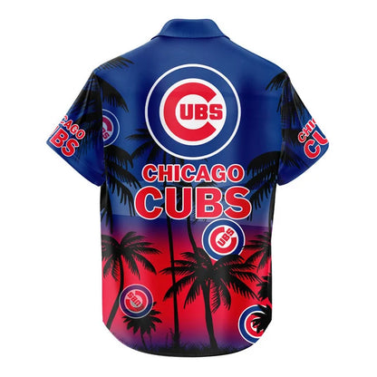 LIMITED EDITION - NEW CUSTOMIZED MLB04 CCS CHICAGO CUBS UNISEX HAWAIIAN SHIRT & SHORTS SET