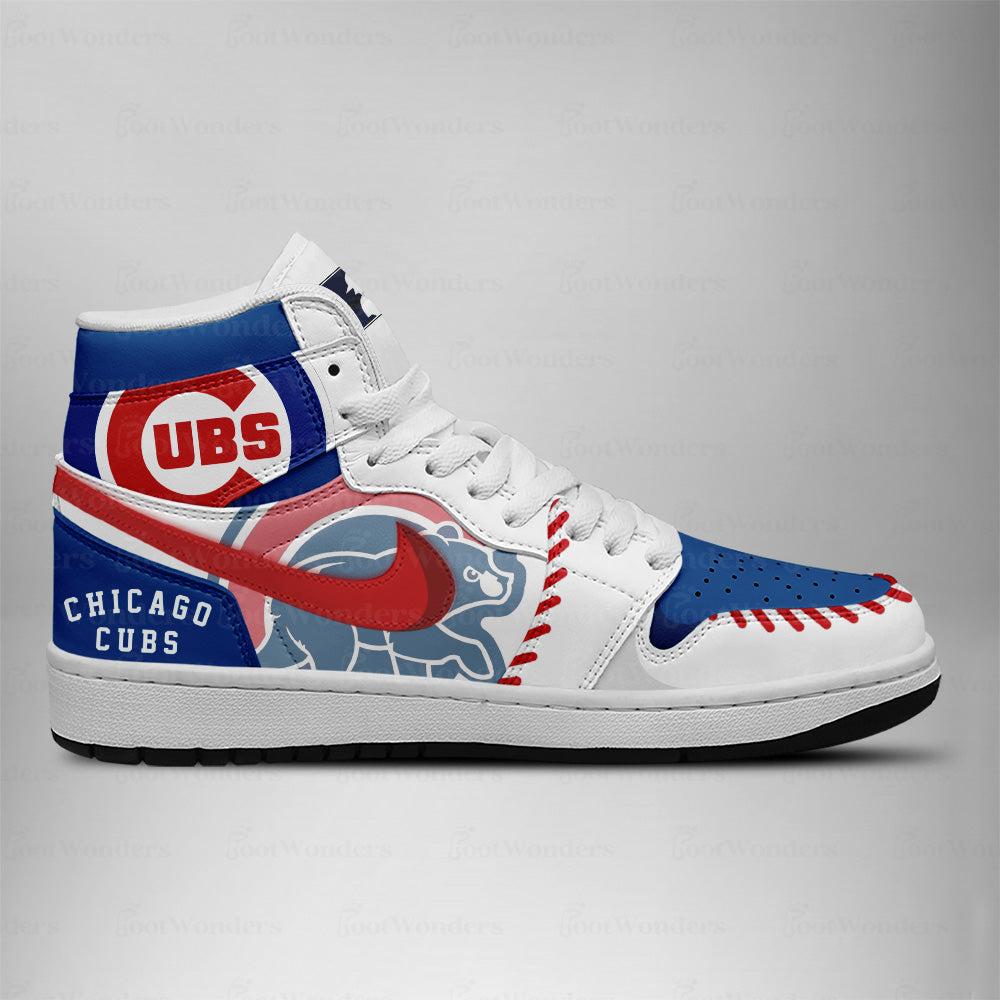 LIMITED EDITION - NEW CUSTOMIZED MLB04 CCS CHICAGO CUBS AIR JORDAN SNEAKERS