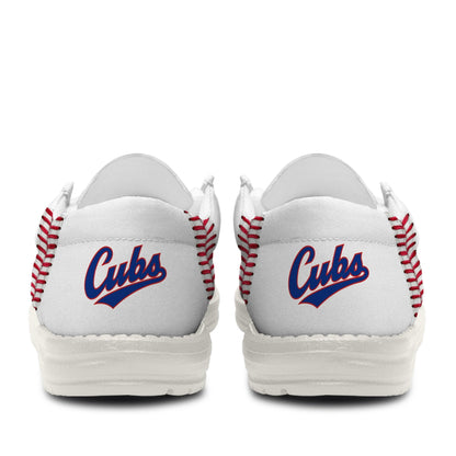 LIMITED EDITION - NEW CUSTOMIZED MLB04 CCS CHICAGO CUBS LOAFER SHOES