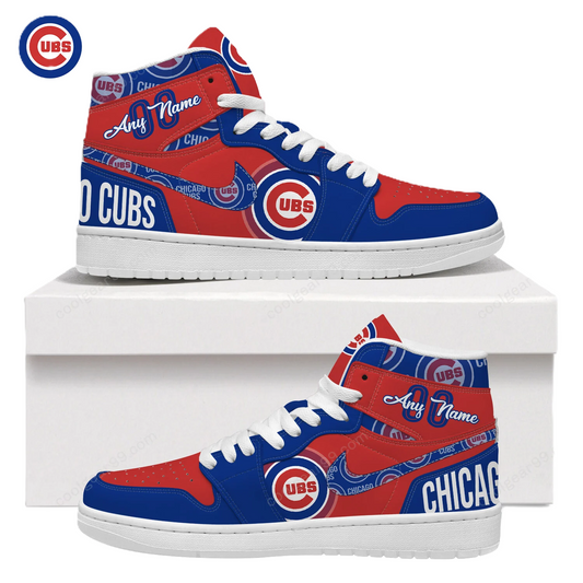 LIMITED EDITION - NEW CUSTOMIZED MLB04 CH CUBS AIR JORDAN SNEAKERS