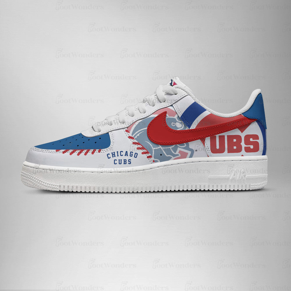 LIMITED EDITION - NEW CUSTOMIZED MLB04 CH CUBS AF1 SHOES