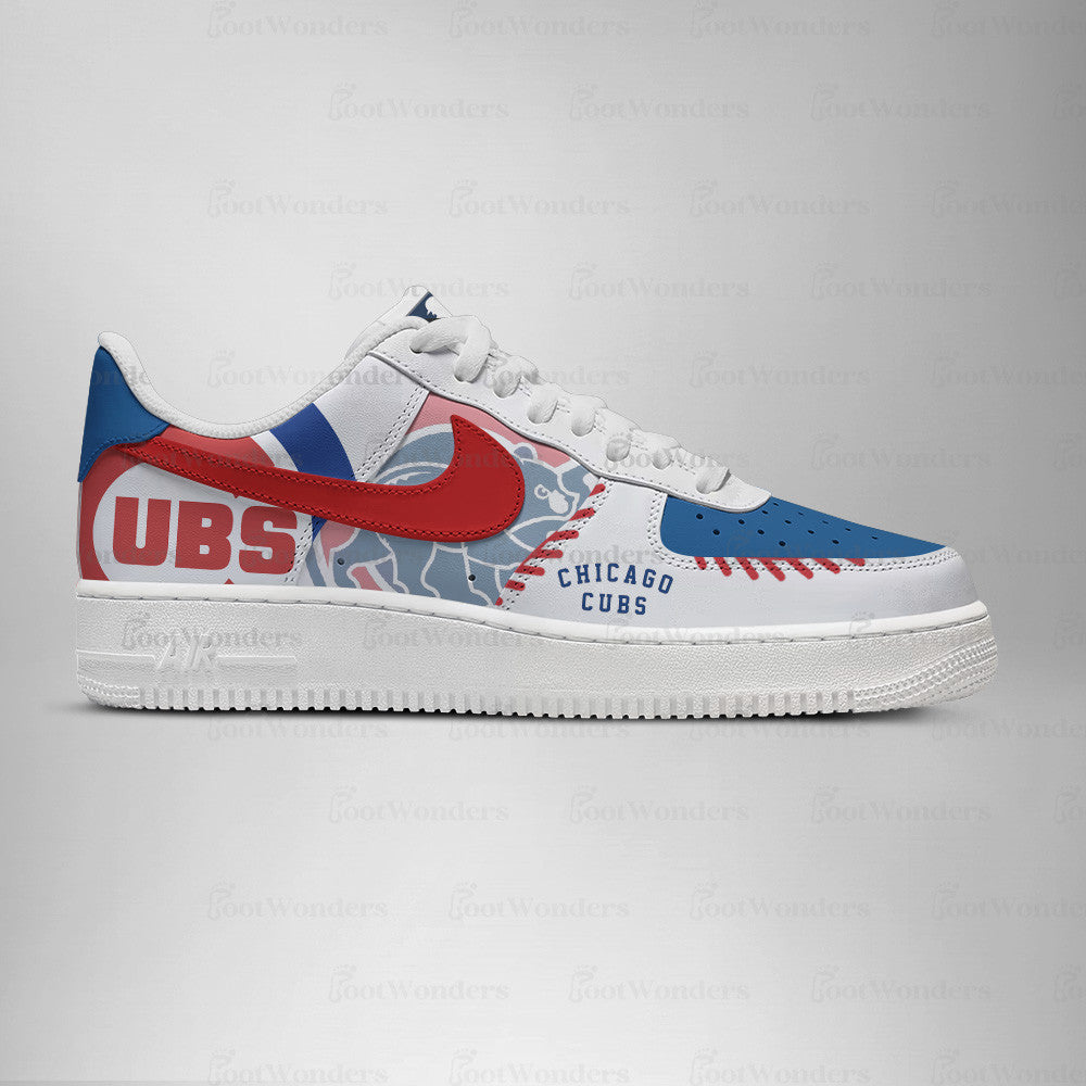 LIMITED EDITION - NEW CUSTOMIZED MLB04 CH CUBS AF1 SHOES