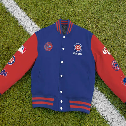 LIMITED EDITION - NEW PREMIUM MLB04 CCS CHICAGO CUBS SATIN VARSITY JACKET