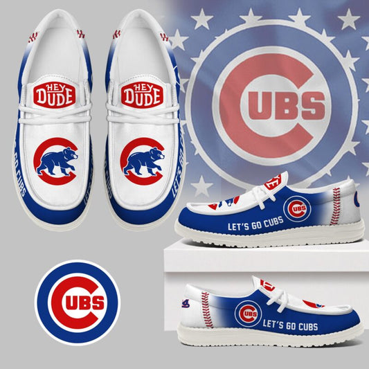 LIMITED EDITION - NEW CUSTOMIZED MLB04 CCS CHICAGO CUBS LOAFER SHOES