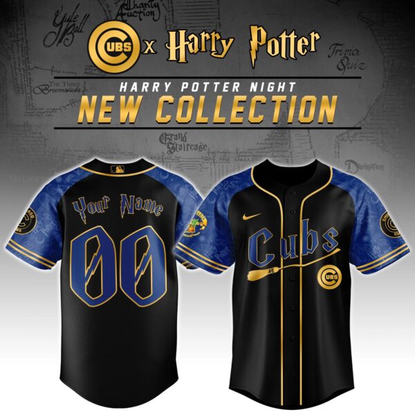 LIMITED EDITION - NEW CUSTOMIZED MLB04 CCS CHICAGO CUBS x HARRY POTTER BASEBALL JERSEY