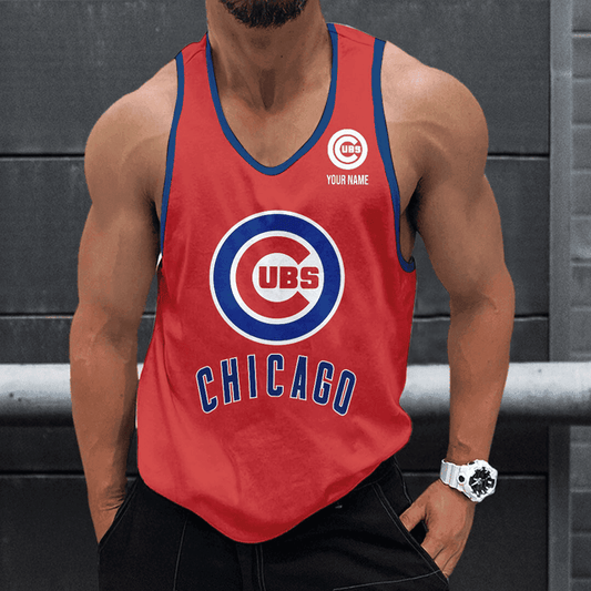 LIMITED EDITION - NEW CUSTOMIZED MLB04 CHICAGO CUBS UNISEX TANK TOP