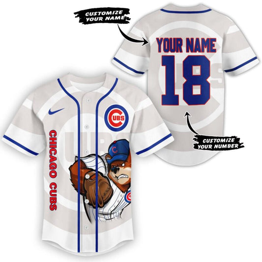 LIMITED EDITION - NEW CUSTOMIZED MLB04 CCS CHICAGO CUBS BASEBALL JERSEY