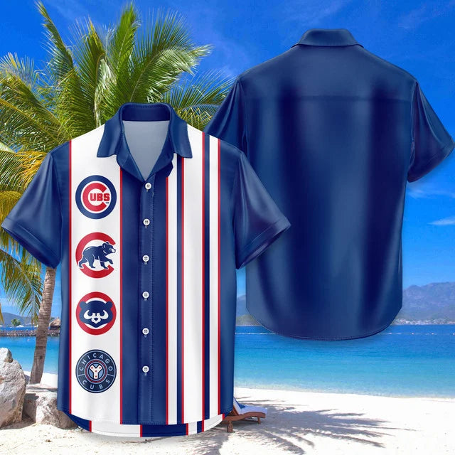 LIMITED EDITION - NEW CUSTOMIZED MLB04 CCS CHICAGO CUBS UNISEX HAWAIIAN SHIRT