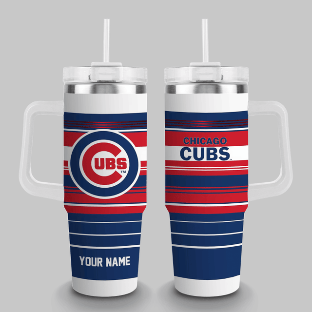 LIMITED EDITION - NEW CUSTOMIZED MLB04 CH CUBS TUMBLER CUP