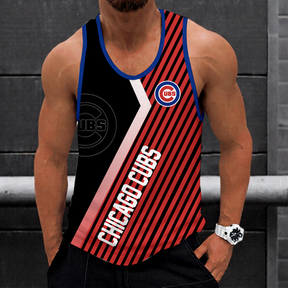 LIMITED EDITION - NEW CUSTOMIZED MLB04 CHICAGO CUBS UNISEX TANK TOP