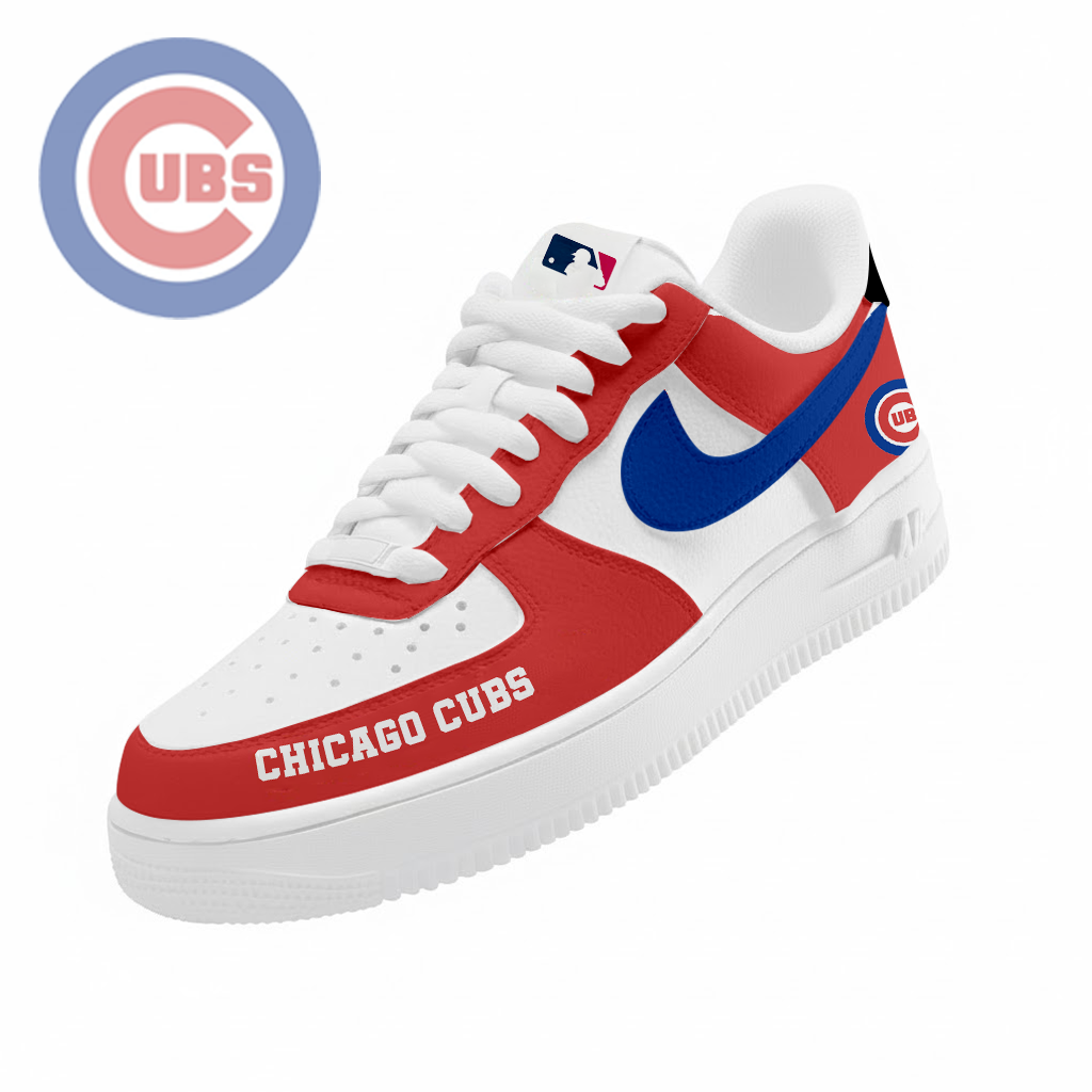 LIMITED EDITION - NEW CUSTOMIZED MLB04 CCS CHICAGO CUBS AF1 SNEAKERS