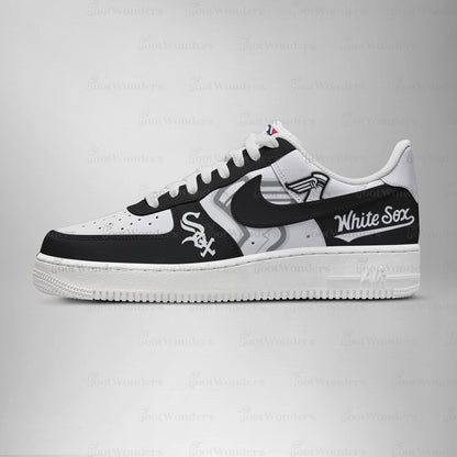 LIMITED EDITION - NEW CUSTOMIZED MLB26 CW SOX AF1 SHOES