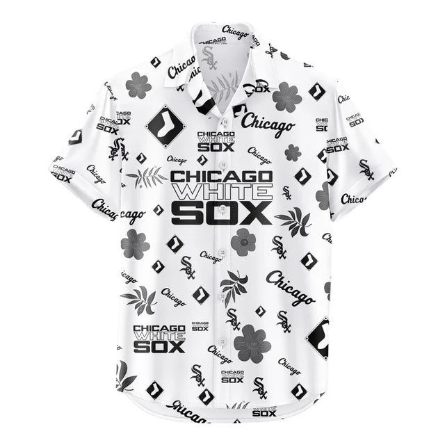 LIMITED EDITION - NEW CUSTOMIZED MLB26 CWS CHICAGO WHITE SOX UNISEX HAWAIIAN SHIRT & SHORTS SET