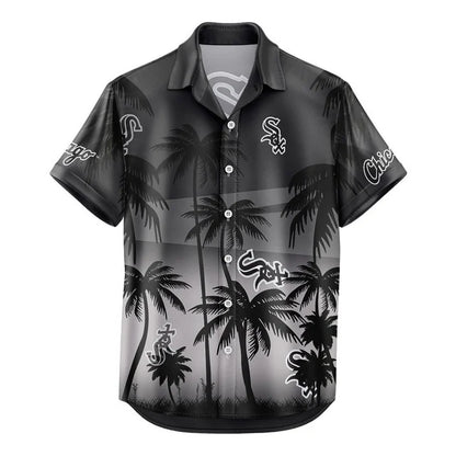 LIMITED EDITION - NEW CUSTOMIZED MLB26 CWS CHICAGO WHITE SOX UNISEX HAWAIIAN SHIRT & SHORTS SET