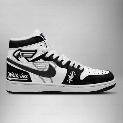 LIMITED EDITION - NEW CUSTOMIZED MLB26 CWS CHICAGO WHITE SOX AIR JORDAN SNEAKERS
